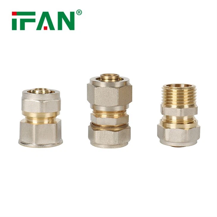 brass compression fittings (4)