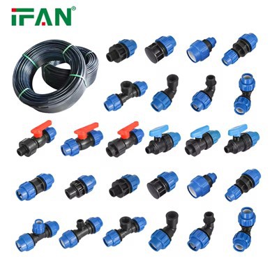 IFAN Poly Fittings PP Konpresyon Fittings